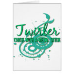 Twirler: Chick With a Metal Stick Card