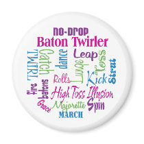 Twirler Collage magnets by DanceTwirlObsessions Twirler Collage magnets