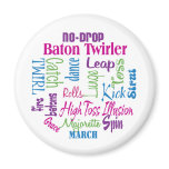 Twirler Collage Magnet