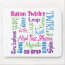 Twirler Collage Mouse Mats