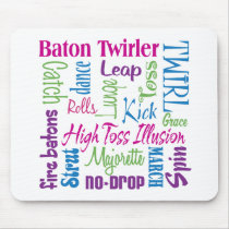Twirler Collage mousepads by DanceTwirlObsessions Twirler Collage mousepads