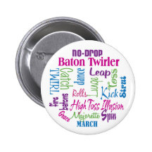 Twirler Collage Pin