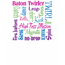 Twirler Collage t-shirts