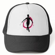 TWIRLER SWIRL PINK/BLACK HATS