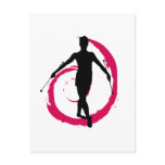TWIRLER SWIRL PINK/BLACK POSTCARDS