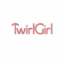 TwirlGirl Baton Twirling T Shirt - Twirl Girl embroidered shirts by superrox TwirlGirl Baton Twirling T Shirt - Twirl Girl embroidered shirts