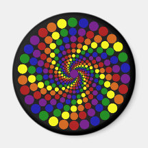 Twirling Color Wheel Magnet