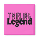 Twirling Legend Fridge Magnet