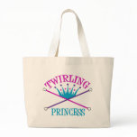 Twirling Princess Tote Bags