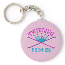 Twirling Princess Key Chain