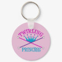 Twirling Princess keychains