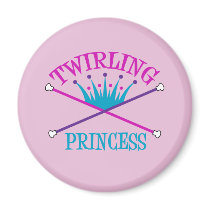 Twirling Princess Magnets