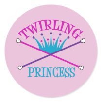 Twirling Princess Sticker