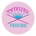 Twirling Princess stickers