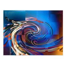 Twirls and tiles post cards