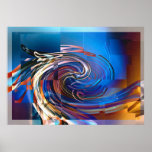 Twirls and tiles posters
