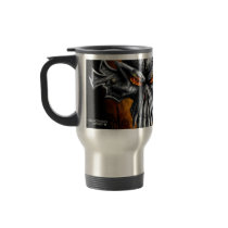 skull, flame, flames, cross, biker, harley, dark, evil, rock, roll, heavy, metal, twisted, attitude, fantasy, science fiction, Mug with custom graphic design