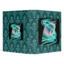 Twisted 1 Aqua Blue binders