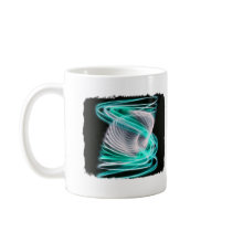 Twisted 1 Aqua Blue mugs
