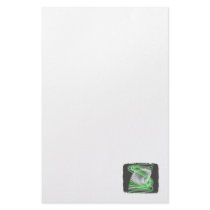 Twisted 1 Green stationery