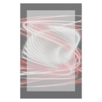 Twisted 1 Red Customized Stationery