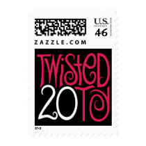 Twisted 20ty! pink Stamp