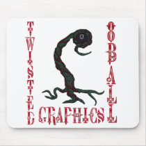 TWISTED 8BALL GRAPHICS MOUSE MAT