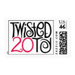 Twisted at 20 Stamp