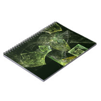 Twisted Balance Abstract Art Notebook