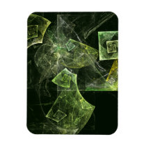 Twisted Balance Abstract Art Premium Magnet