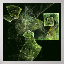 Twisted Balance Abstract Art Print