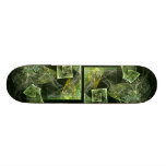 Twisted Balance Abstract Art Skateboard