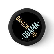 Twisted Barack Obama 08 Button by depresident Twisted Barack Obama 08 Button