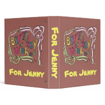 Twisted Birthday Wishes Vinyl Binders