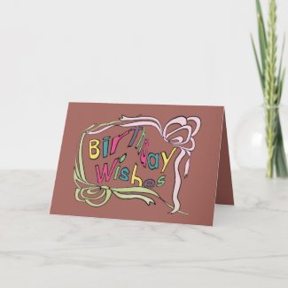 Twisted Birthday Wishes card