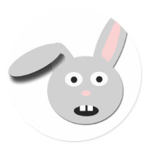 twisted bunny stickers