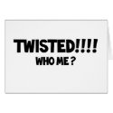 Twisted cards