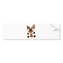 Twisted Christmas Moose bumper stickers by Ibrokemycrayon Twisted Christmas Moose bumper stickers