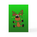 Twisted Christmas Moose cards