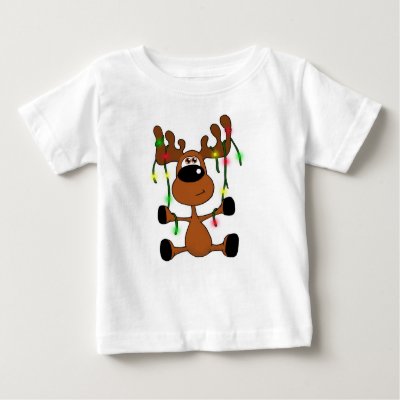 Twisted Christmas Moose t-shirts