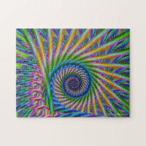 Twisted Color Fractal Puzzle puzzles