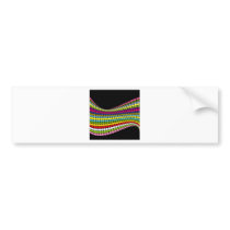 Twisted Dots Bumper Stickers