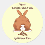 Twisted Easter Bunny Stickers