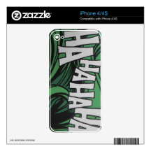 twisted laughter skin iPhone 4S decals