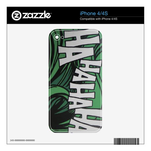 twisted laughter skin iPhone 4S decals
