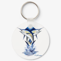 Twisted Marlins Jumping keychains by OutDoorWorld Twisted Marlins Jumping keychains