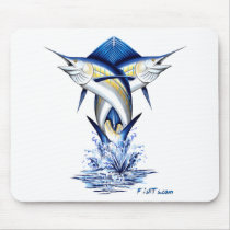 Twisted Marlins Jumping mousepads