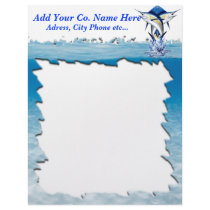 Twisted Marlins Letterhead by FishTsdotcom Twisted Marlins Letterhead