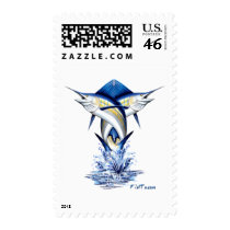 Twisted Marlins postage by FishTsdotcom Twisted Marlins postage