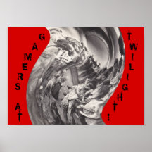 TWISTED MUMMIES ~ GAMERS AT TWILIGHT! POSTER